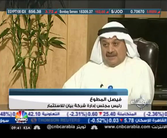 CNBC interview – Politics in Kuwait has become an obstacle to economic development