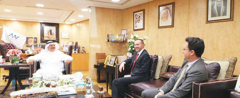 Faisal Al-Mutawa’s meeting with the Ambassador of France