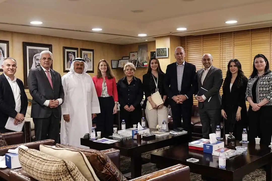 Faisal Ali Abdulwahab Al Mutawa, Receives the Palestinian Ambassador to Kuwait, HE. Mr. Rami Tahboub and the British Ambassador to Kuwait, HِE. Ms. Belinda Lewis