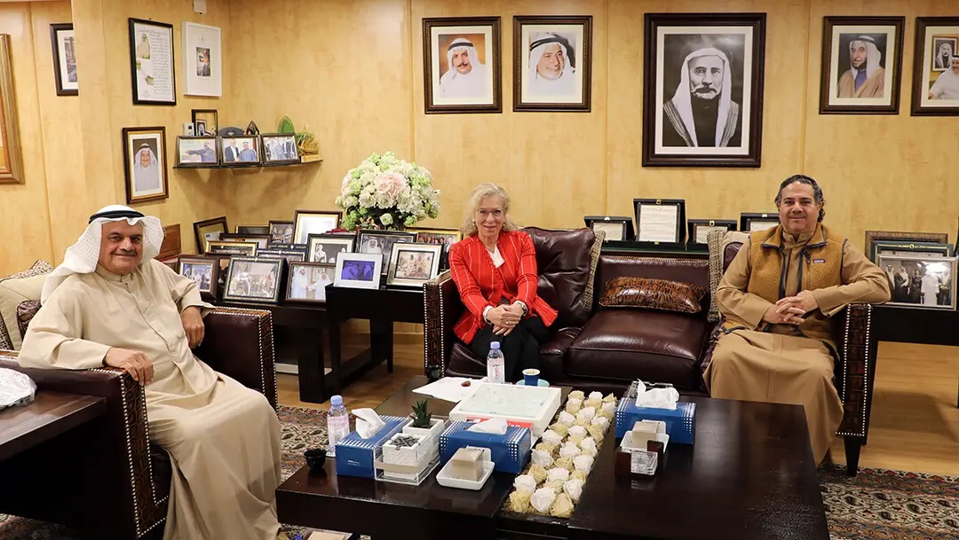 Faisal Ali Abdulwahab Al Mutawa, received the Swiss Head of Mission, H.E. Mrs. Yasmine Chatila Zwahlen